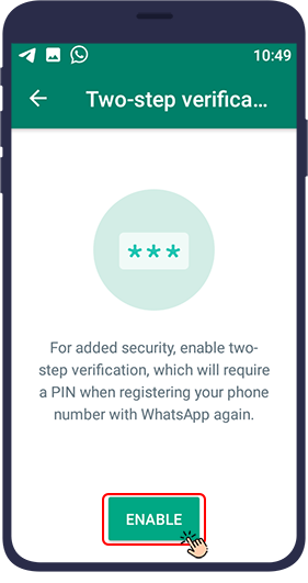 How to Enable WhatsApp 2-step Verification