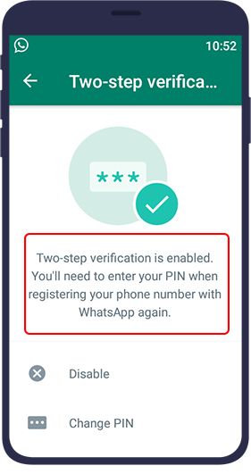 How to Enable WhatsApp 2-step Verification