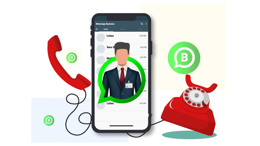 وصل کردن تلفن ثابت به واتساپ بیزینس