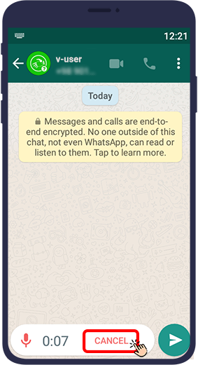 whatsapp voice message