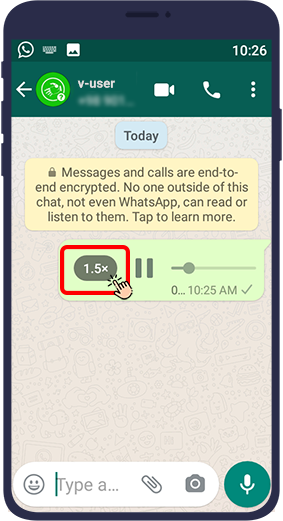 whatsapp voice message