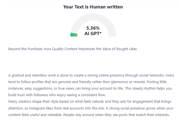 Using Steady Effort to Bring Natural Growth