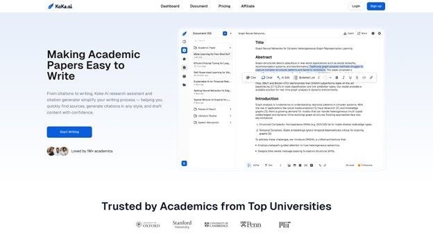 Koke AI – The Smart AI Citation Generator and Research Helper